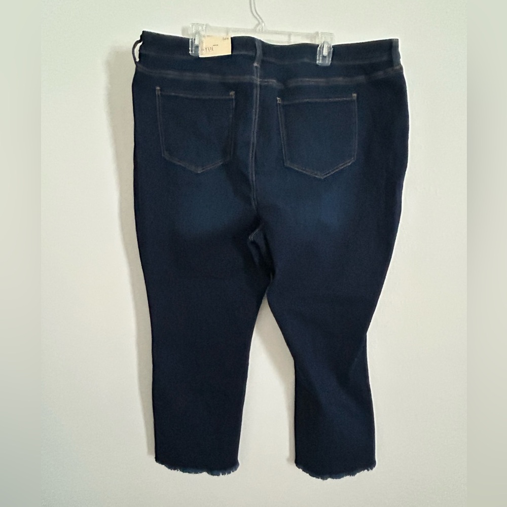 NYDJ Dark blue Barbara bootcut Ankle Jeans, size 24W, NWT - Picture 3 of 5